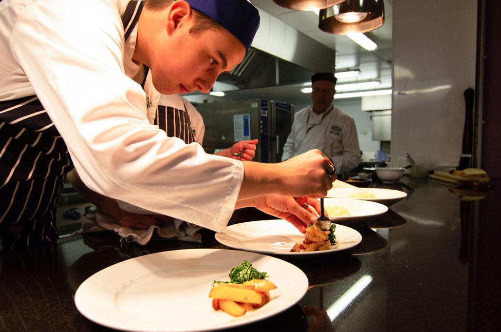 ChurchfieldJE's tweet image. Congratulations to the students @Truro_Penwith who were fabulous on their first night running Spires Restaurant at Truro College. Great service and one of the best cooked steaks I have ever eaten. Very encouraging for the future of #Cornish hospitality.