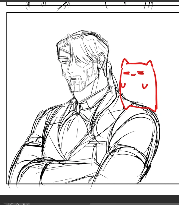 WIP - I personally think grandpa is quite fun to draw

#grandpawebtoon 