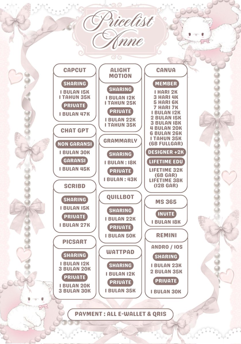 halo! @hollavia ridi banyak with 400++ testimonials!

💳 all e-wallet &amp; qris
☎️ wa.me/6281410904180