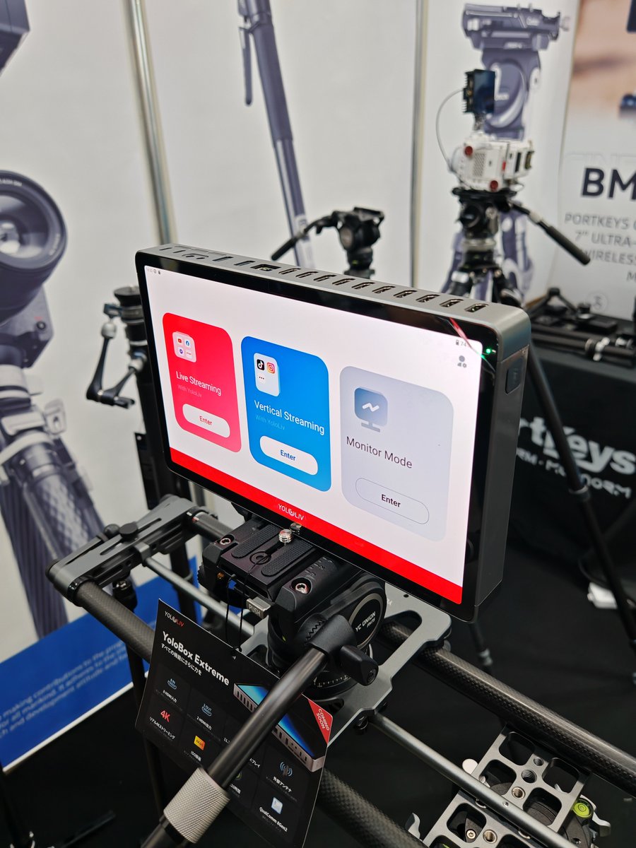 YoloLivTech's tweet photo. π#InterBEE2024 in Japan is underway!π
Welcome to stop by at booth 8105. Our team will be there checking out the new tech and showing a huge range of streaming solutions! Let's make this event unforgettable!
#yolobox #yololiv #livestreaming #broadcast #streamsolution #InterBEE https://t.co/JGyRJYMJ5z