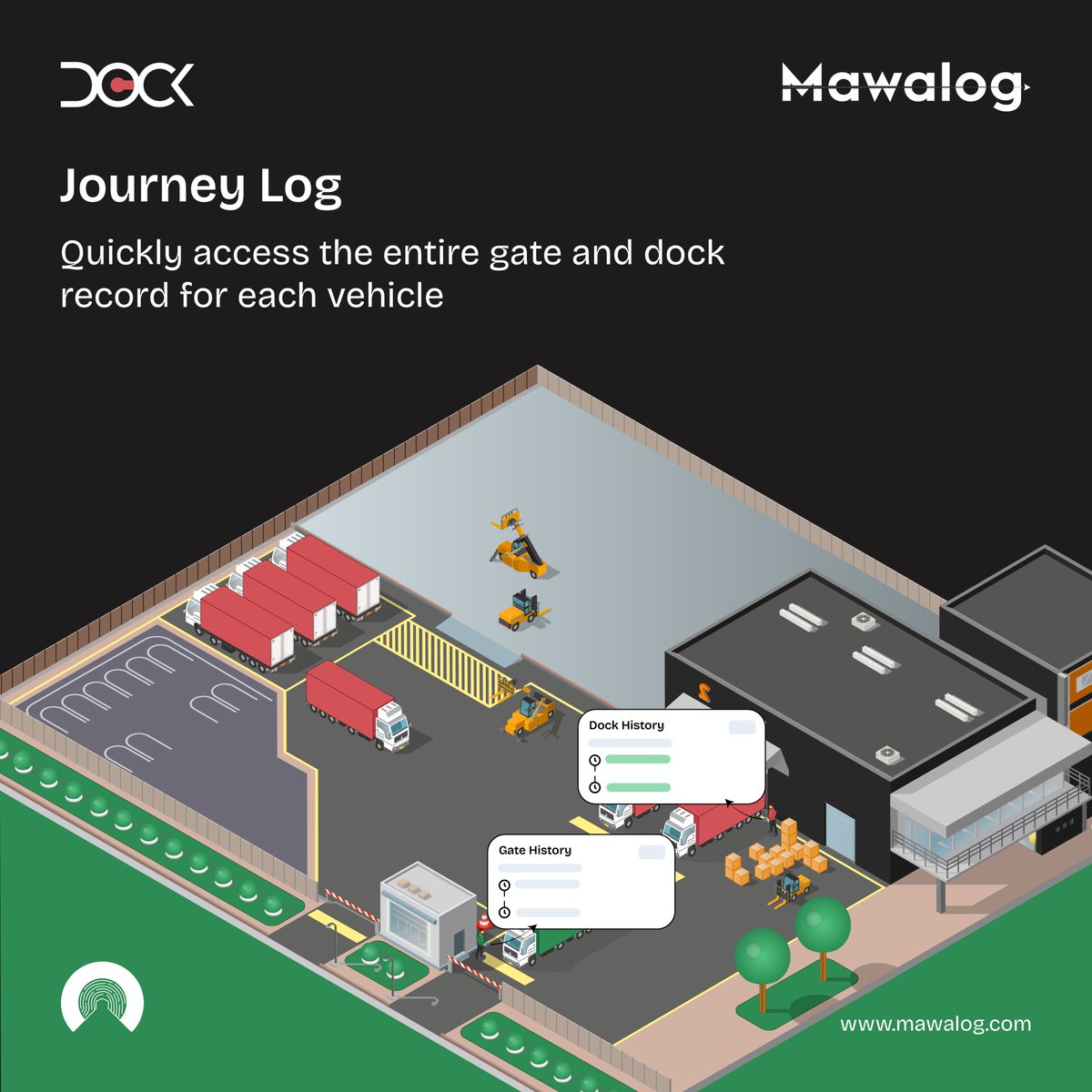 mawalogone's tweet image. From Gate to Dock in a Snap – Your Vehicle’s Journey Logs at Your Fingertips!

For More Details, visit here: mawalog.com/dock

#JourneyLog #LogisticsSolutions #EfficientTracking #GateManagement #DockRecords #lentera #mawalogone #mawalog #Gate #Dock