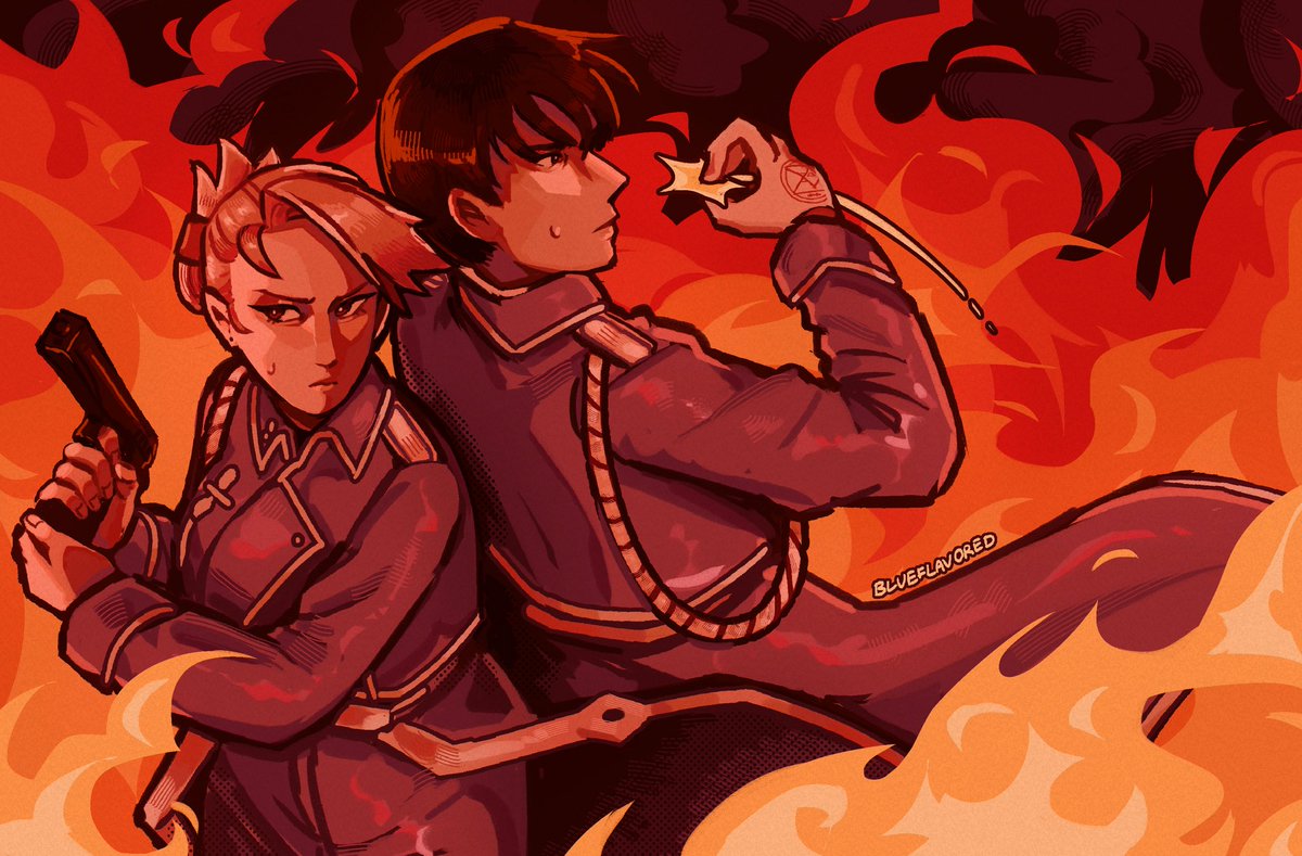 the colonel and his lieutenant
[#huevember 2/7 - orange]