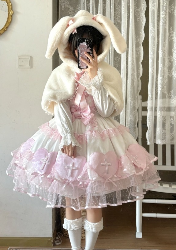 42lolita_'s tweet photo. This Lolita plush winter cape has 2 versions. If you like bunnies, then the one with a hood is definitely your best choice๐๐ฐโคโ
Price: from $25.99 to $28.99
Purchase link: https://t.co/8a3t02jt0h
#42lolita #lolitafashion #jfashion #lolitacape #wintercape #bunnycape https://t.co/RNTjb7DT7X