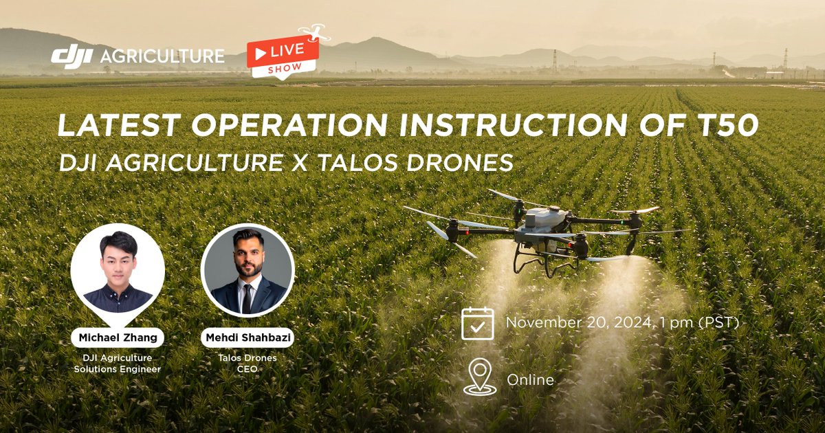 DJI Agriculture tweet media