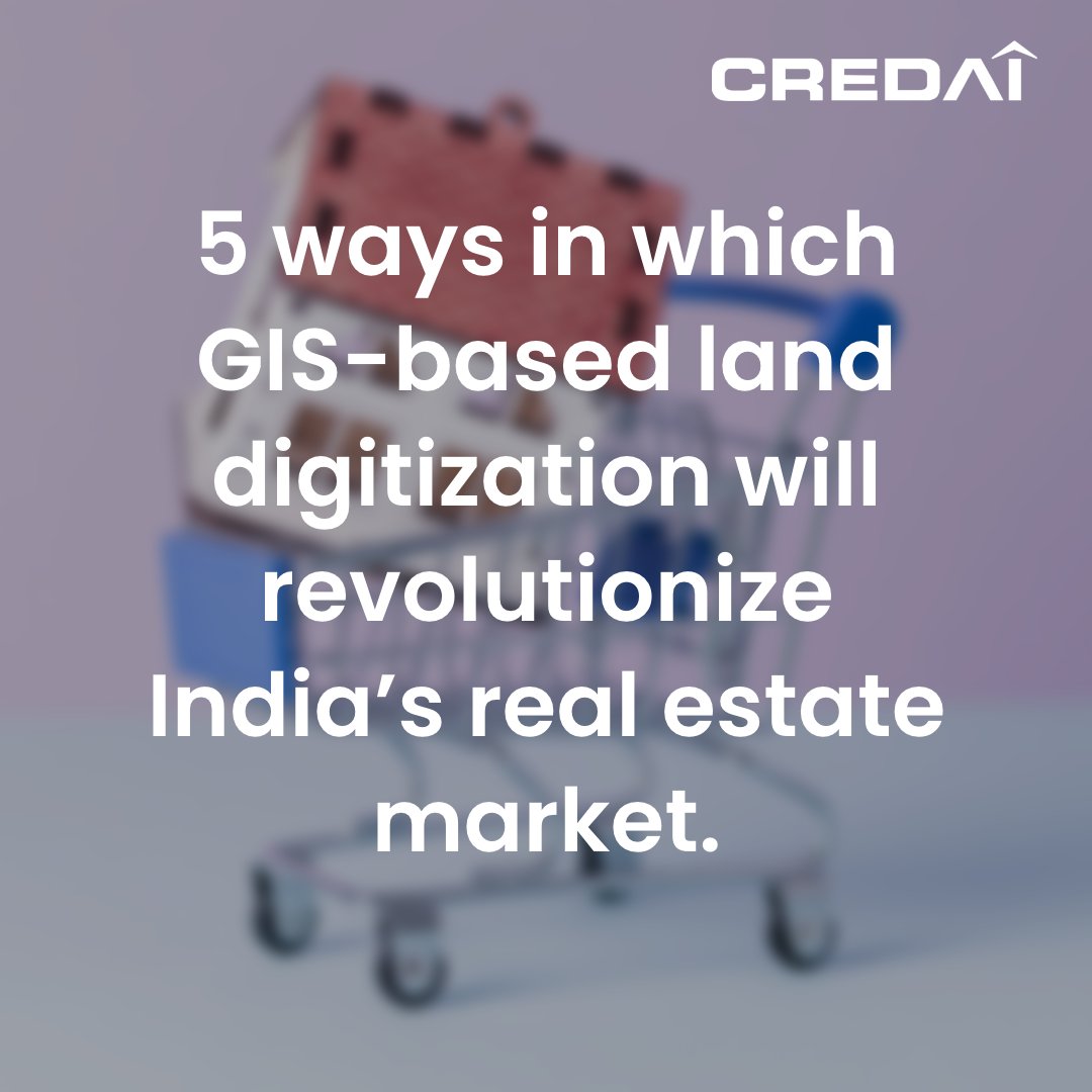 CREDAINational's tweet photo. With GIS-driven land digitization, India’s real estate sector is embracing a new era of transparency and efficiency. From streamlined approvals to data-backed property management, this is the future of real estate.
#CREDAI #CREDAINational #GISTech #RealEstateTransformation #UrbanPlanning