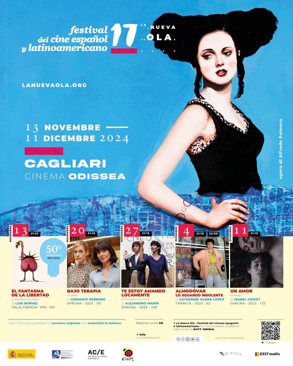 #LaNuevaOla arriva anche a #Cagliari! 🌊 #cinemaspagnolo #filminversioneoriginale