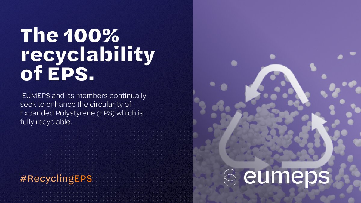EUMEPS's tweet photo. 🌍 Mechanical &amp; chemical recycling are making EPS a sustainable solution. With projects like Conversio, EUMEPS drives the EPS circular economy! ♻️

🔗 Learn more: https://t.co/WC6aZN9ik0

#EPS #CircularEconomy #EPSsolutions #SustainableEurope https://t.co/L09SZW1hZO
