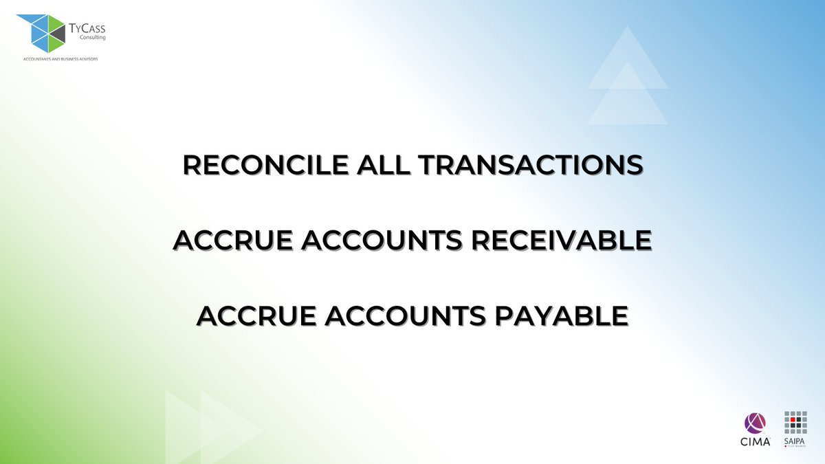 TyCassConsult's tweet photo. Do you have your fiscal #DecemberYearEnd and need some guidance? Follow these steps to #GetOrganised for year-end and stop stressing.

https://t.co/xhuGdnJFfF

#TyCass https://t.co/qwesl5zAg1