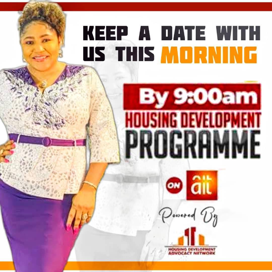 housingprogramm's tweet photo. Keep a date with your award winning housing TV Show; Housing Development for up to date Housing News making rounds in the Sector.
#housingdiva #housingadvocacy #housingdevelopment #ait #housingtvafrica #housingprogramme https://t.co/SeDjn92qhO