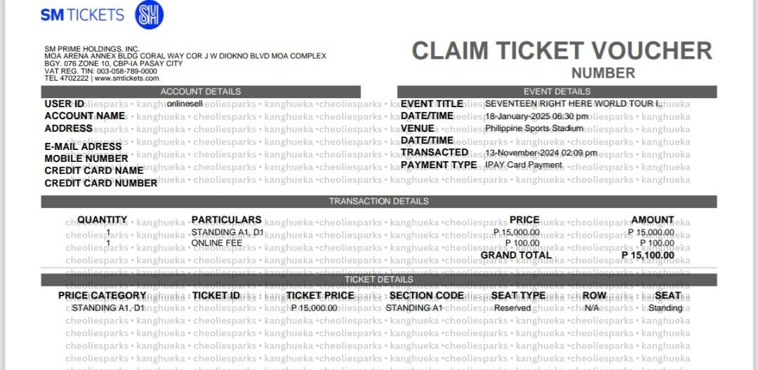 cheoliesparks's tweet photo. [HELP RETWEET]
LFT WTT

SEVENTEEN RIGHT HERE WORLD TOUR IN BULACAN

HAVE:
Day 1 Jan. 18, 2025
Standing A1

WANT:
Day 2 Jan. 19, 2025
Standing A1/D1

FOR TRADES ONLY
Helping a friend out

#2024MAMAVOTE #SEVENTEEN https://t.co/QVpOwusdoF