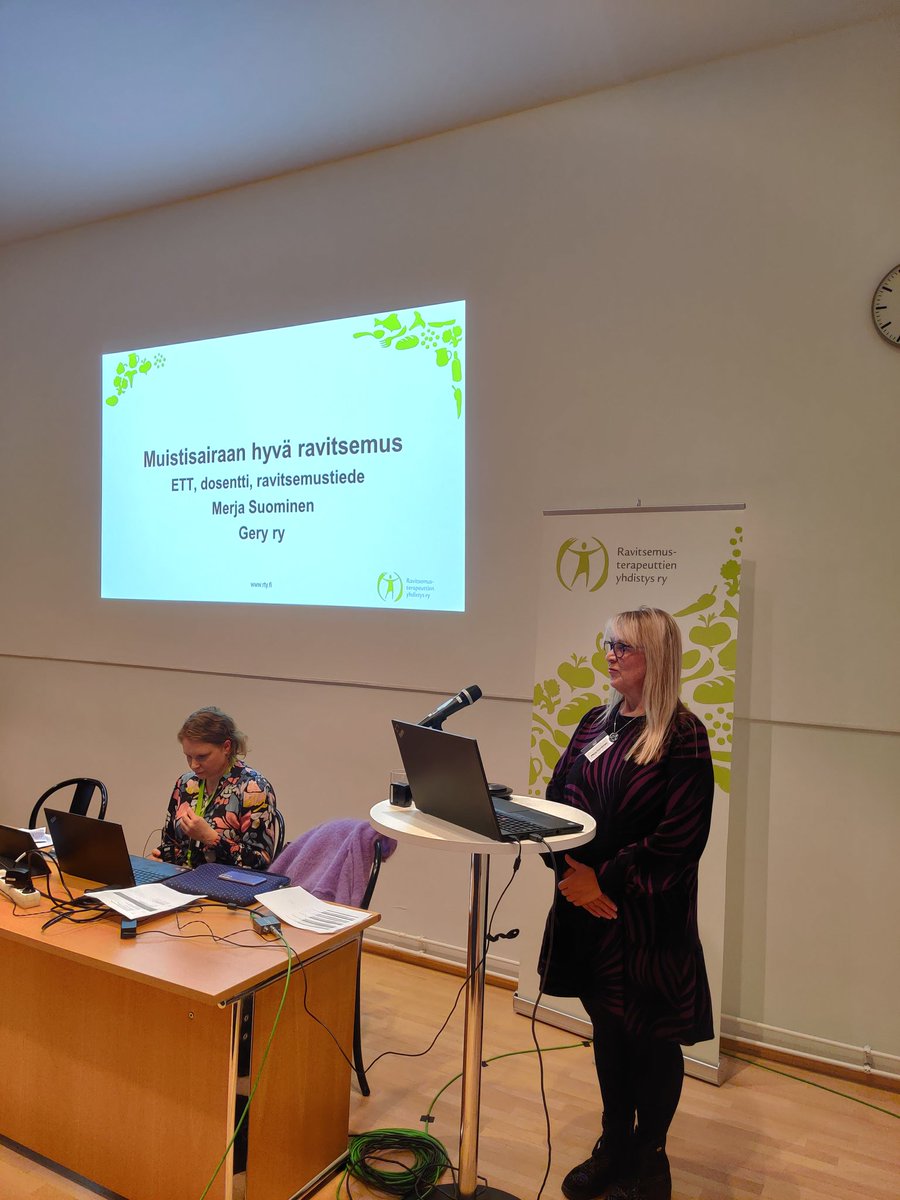 Muistisairaan hyvästä ravitsemuksesta meille seuraavaksi kertomassa Gery ry:n toiminnanjohtaja, ETT, ravitsemustieteen dosentti Merja Suominen🫑

#ravitsemus #ravitsemuspäivät #ravitsemusviikko