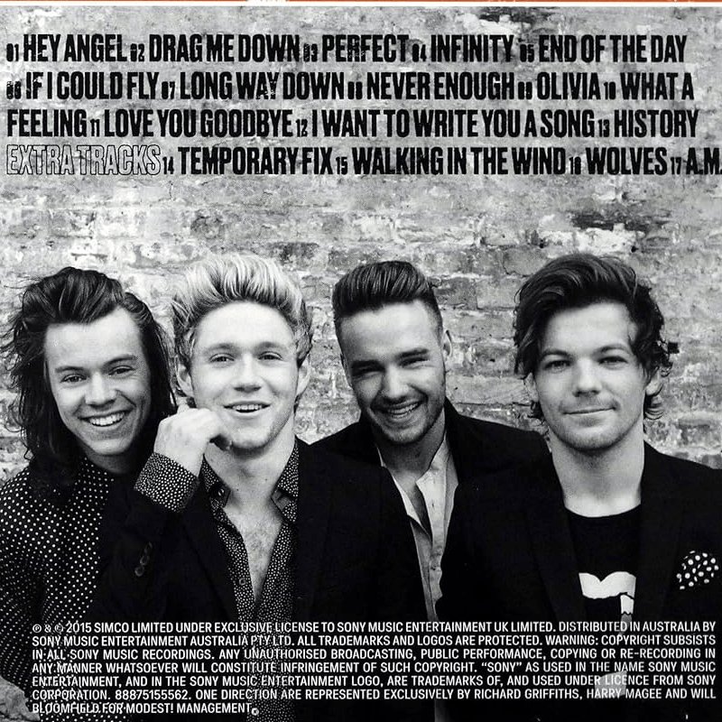 tracklist's tweet image. AMO! 9 anos do lançamento do “Made In The A.M.”, o último álbum de estúdio do One Direction. ❤️

Qual é a sua faixa favorita?