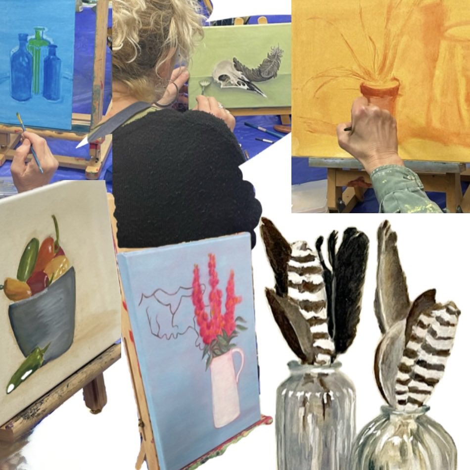 New 8 week oil painting evening course suitable for beginners and improvers rowanhumberstone.org.uk/events/oil-pai…