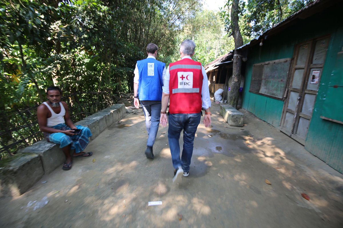 stefanliller's tweet photo. Visiting some of the most severely  affected communities by the August #floods, jointly with @IFRC, which is our co-lead for the #shelter cluster. @UNDP is supporting more than 3,000 families across 4 districts to recover and #build #back their homes #better and more #resilient. https://t.co/SoV1m7P6Ko