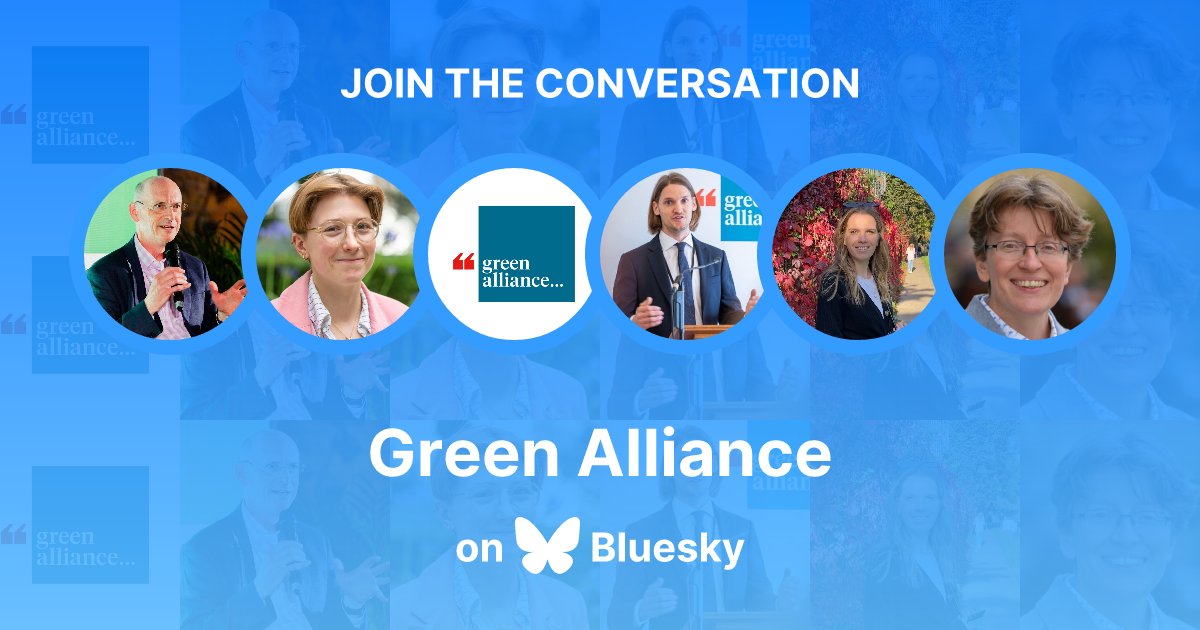 GreenAllianceUK's tweet image. Green Alliance is on BlueSky! 🎉
You can follow us and our experts with just one click using this starter pack: bit.ly/3ZexW0V