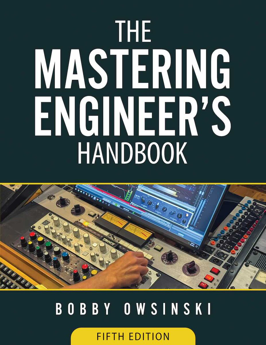 The latest 5th edition of my Mastering Engineer's Handbook is now available, offering pro-level insights into self-mastering techniques. ow.ly/seTg50U5rWj  #musicians #recording