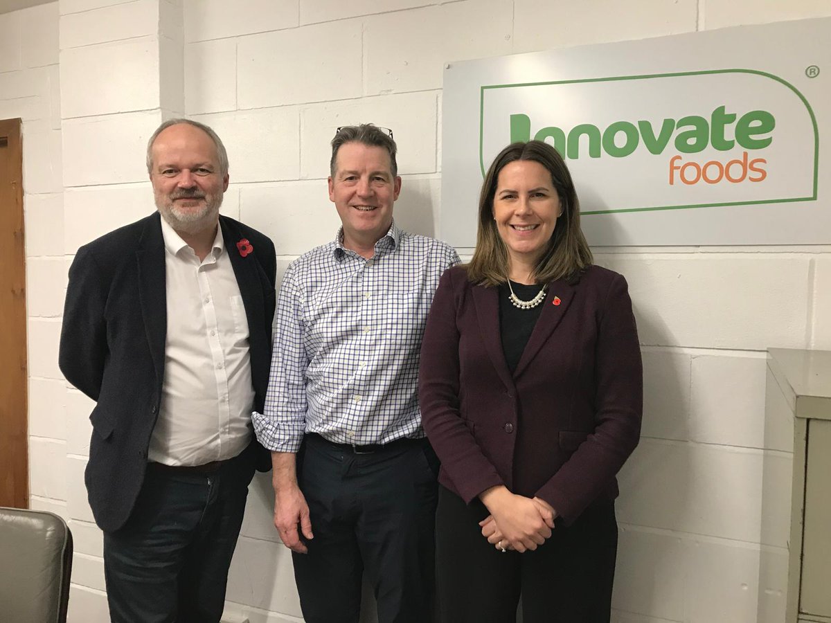 Thank you to <a href="/melanie_ward/">Melanie Ward MP</a> for a very useful visit to our member <a href="/Innovate_Foods/">Innovate Foods</a> - with our CEO <a href="/David_FDFScot/">David Thomson</a> - on Friday.