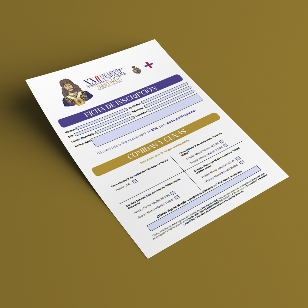 ikonox_com's tweet photo. Hoy os mostramos más diseños únicos creados para el encuentro trinitario:

🔹 Formulario interactivo.
🔹 Flyer de actividades.
🔹 Meseros personalizados.
🔹 Invitaciones doradas.

Gracias por confiar en #Ikonox para este proyecto tan especial. 🤟🏽✨
#DiseñoEventos  #DiseñoGrafico https://t.co/31zFS5NfF6