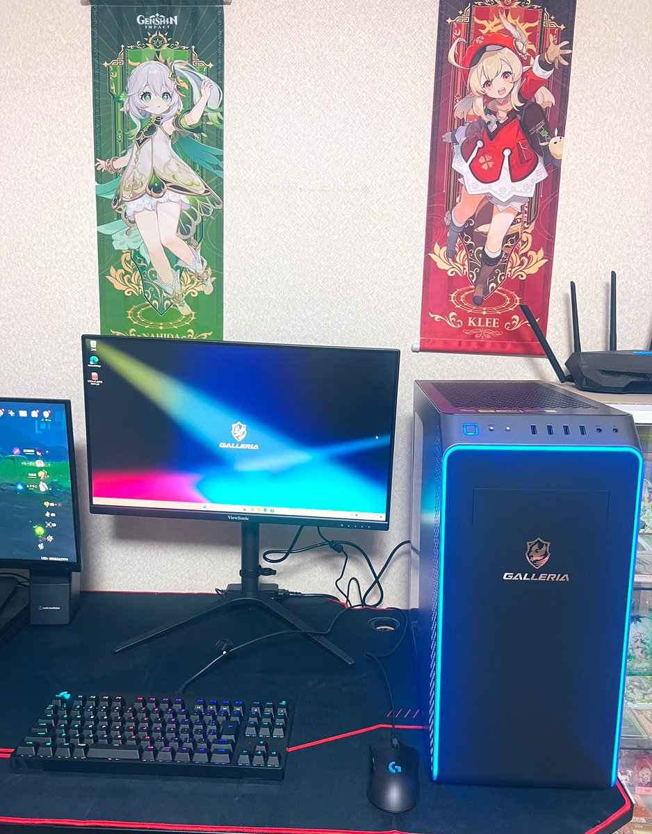 Teyvatbanana's tweet photo. My new computer👩💻
#Fluffles https://t.co/uztleC4Mpg