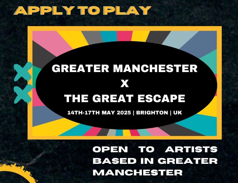 Greater Manchester Music Commission is on the lookout for emerging bands &amp; artists from the area to play at their Great Escape Festival showcase next May...

Apply now!  tinyurl.com/yzcbd5sm