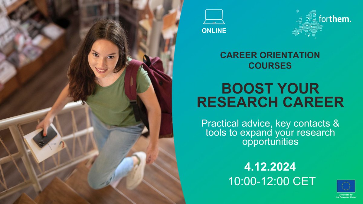 FORTHEM Alliance (@forthemalliance) on Twitter photo π Ready to boost your research career? Join FORTHEMβs BOOST YOUR RESEARCH CAREER workshop on cotutelle, international mobility and networking! πDonβt miss this chance to advance your academic journey!
π
4 December 2024
π Online
Information here:
π forthem-alliance.eu/media/events/dβ¦ π Ready to boost your research career? Join FORTHEMβs BOOST YOUR RESEARCH CAREER workshop on cotutelle, international mobility and networking! πDonβt miss this chance to advance your academic journey!
π
4 December 2024
π Online
Information here:
π forthem-alliance.eu/media/events/dβ¦