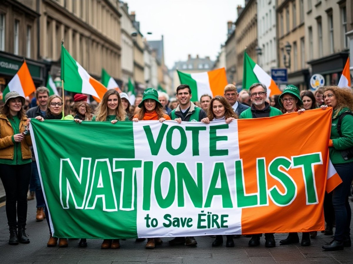EireDonGaeilge's tweet photo. RULE #1 

Any party or candidate who does not believe on  the Retrospective  investigation  on all passports  issued since 1991 and removal of all immediately  found to be outside of laws pre-existing to 1991 , should be considered a FOOL or a TRAITOR  to Ireland.

#backto98  is not a slogan,  its a necessity !

We have over 2.5 million first GENERATIONAL  Irish , domiciled  outside of Ireland, who had to leave due to gross mismanagement  of our country by GOVERNMENTS  led by traitors,  and find their ancestral land has been handed over to squatters brought in by the EU !

Enough !!!