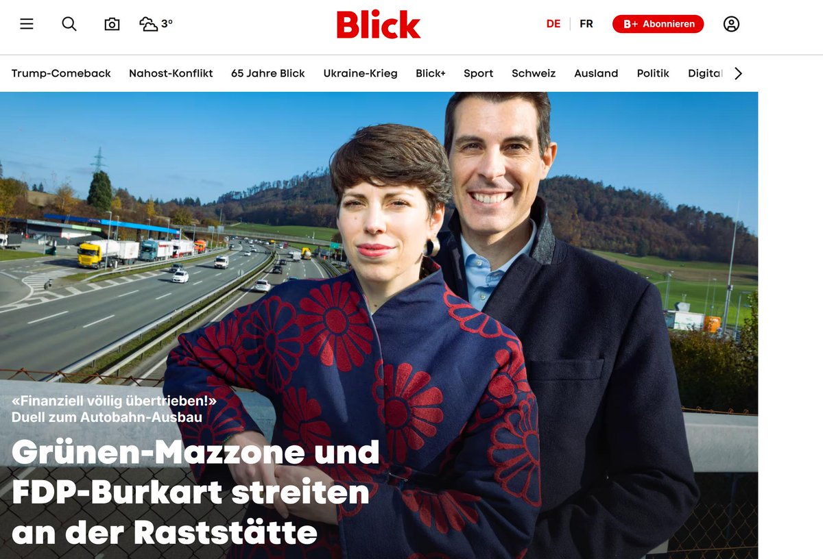 Hat der <a href="/Blickch/">Blick </a> da tatsächlich einfach zwei Fotos übereinander photoshopped, so dass es aussieht, als kämen sich die zwei unangenehm nahe? 🤦
