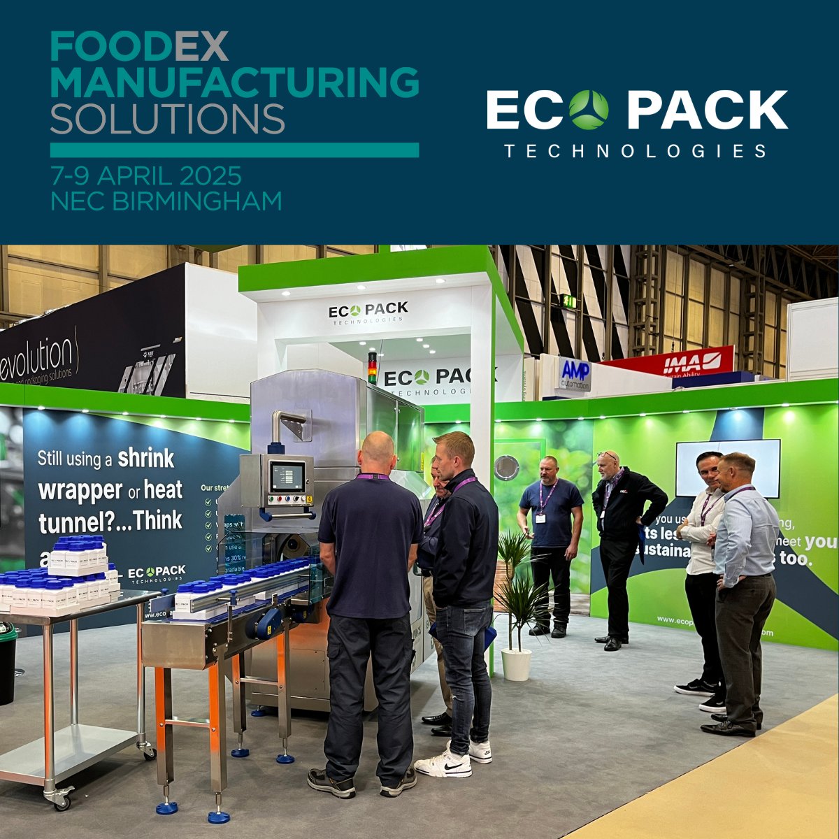 Save the date!

With 2025 fast approaching, we wanted to share the news that we'll be exhibiting at Foodex Manufacturing Solutions 2025, which takes place at the NEC from 7th to 9th April.

Learn more - foodex.co.uk

#FMS2025 #secondarypackaging #sustainablepackaging