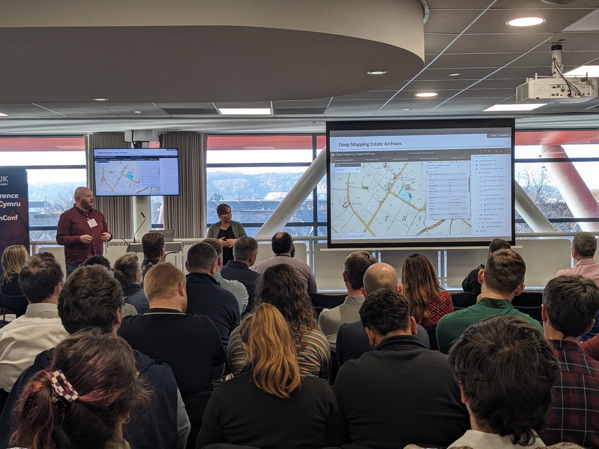 Benedek Marozsak (@benispatial) on Twitter photo An excellent presentation about bringing historical data back to life in Wales with #arcgis by @jrdollery from <a href="/RCAHMWales/">CBHC / RCAHMW</a> at the #EsriUKWelshConf An excellent presentation about bringing historical data back to life in Wales with #arcgis by @jrdollery from <a href="/RCAHMWales/">CBHC / RCAHMW</a> at the #EsriUKWelshConf