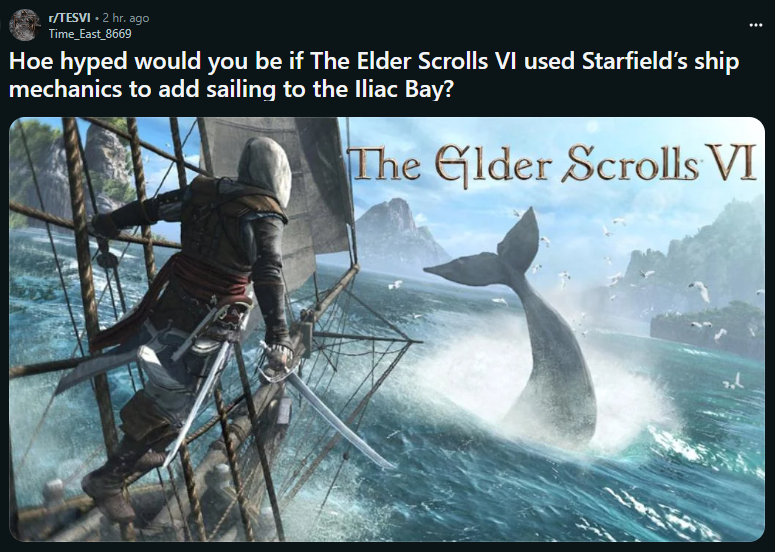 Could totally see this being a new focus for TES. V good suggestion.
