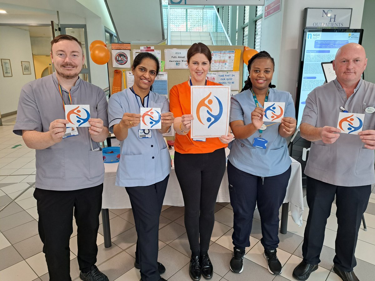Falls Awareness week continues  <a href="/Maureen39497677/">Maureen Maguire</a> brought the Falls Prevention Champions and the Management Committee together to highlight this important work. She's on the move, bringing awareness to the wards and our medical teams #FallsPrevention #NaasGeneralHospital