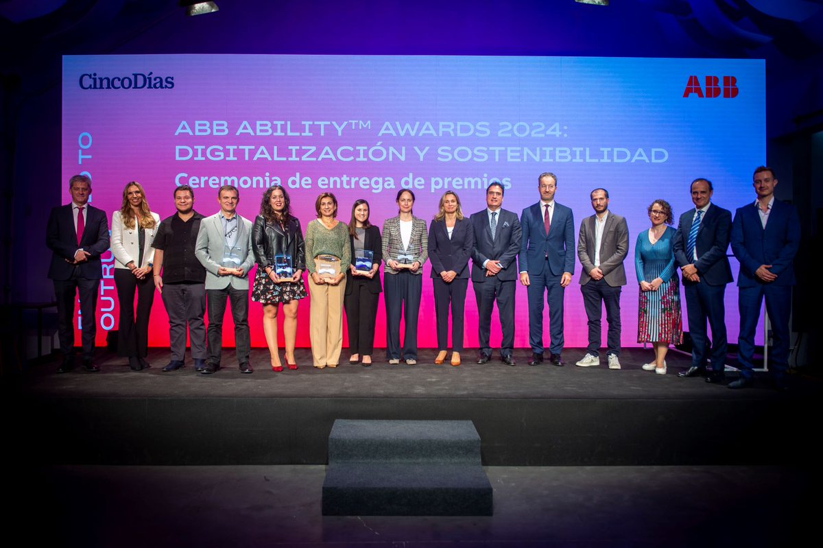 energetica_xxi's tweet image. 🏆🏅@ABB_Spain premia por séptimo año proyectos de #digitalización para el desarrollo sostenible
lnkd.in/d6i92j4m

@riberasalud, @MiFoodRobot, la #AEAD y @Repsol han sido galardonados en los premios ABB Ability Awards 2024.