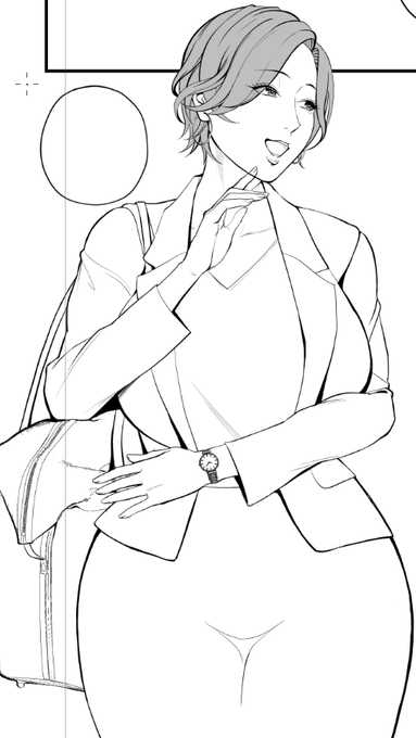 ãå¶æ¥å
ã®è£åãããã¯åŸç·šãŸã§æããŠäžæŠã²ãšåºåãã€ããã®ã§çªå€ç·šãšããŠçŸéŠããç·š1æ¬æããŸã