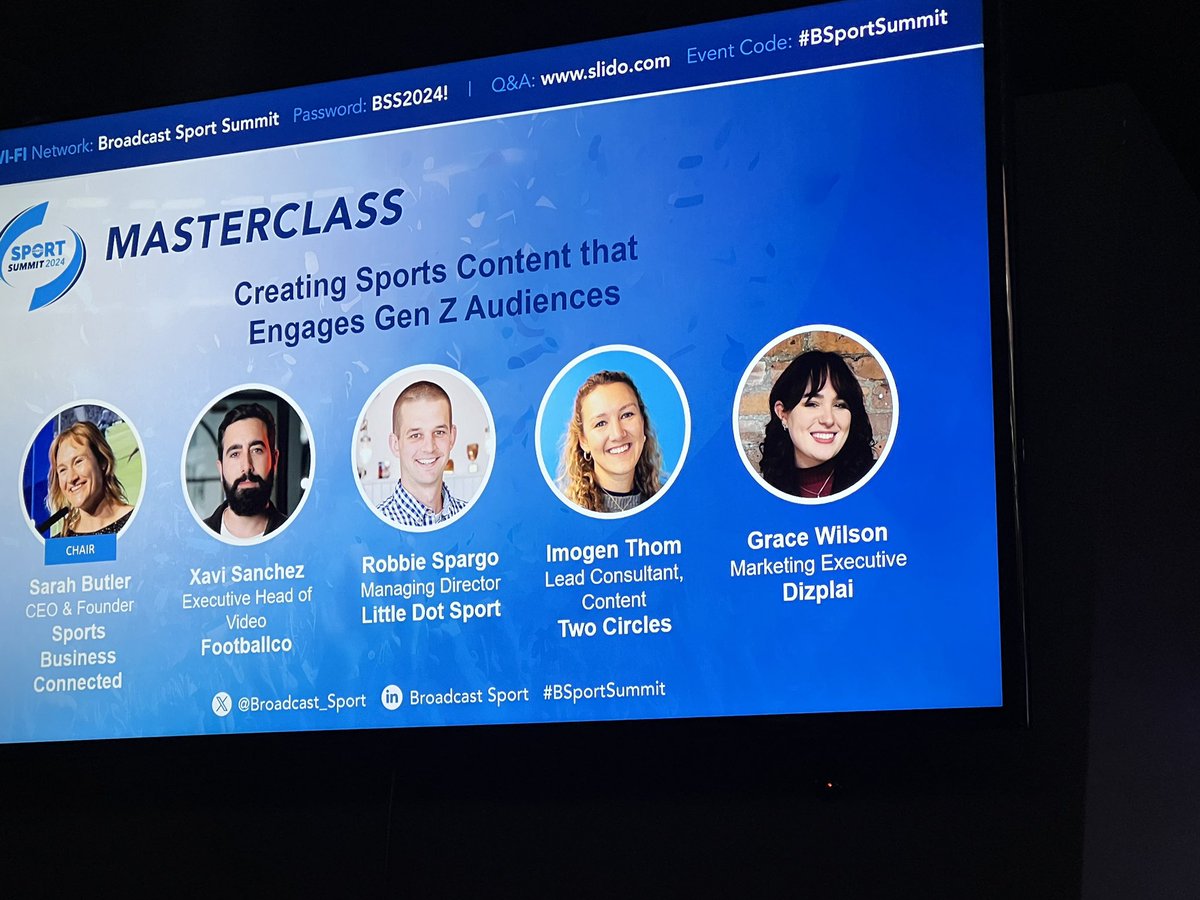 adamantduncan's tweet image. Not quite in the target demographic but they let me in to the #BSportSummit @broadcast_sport seminar.  Learning lots! @adamantean