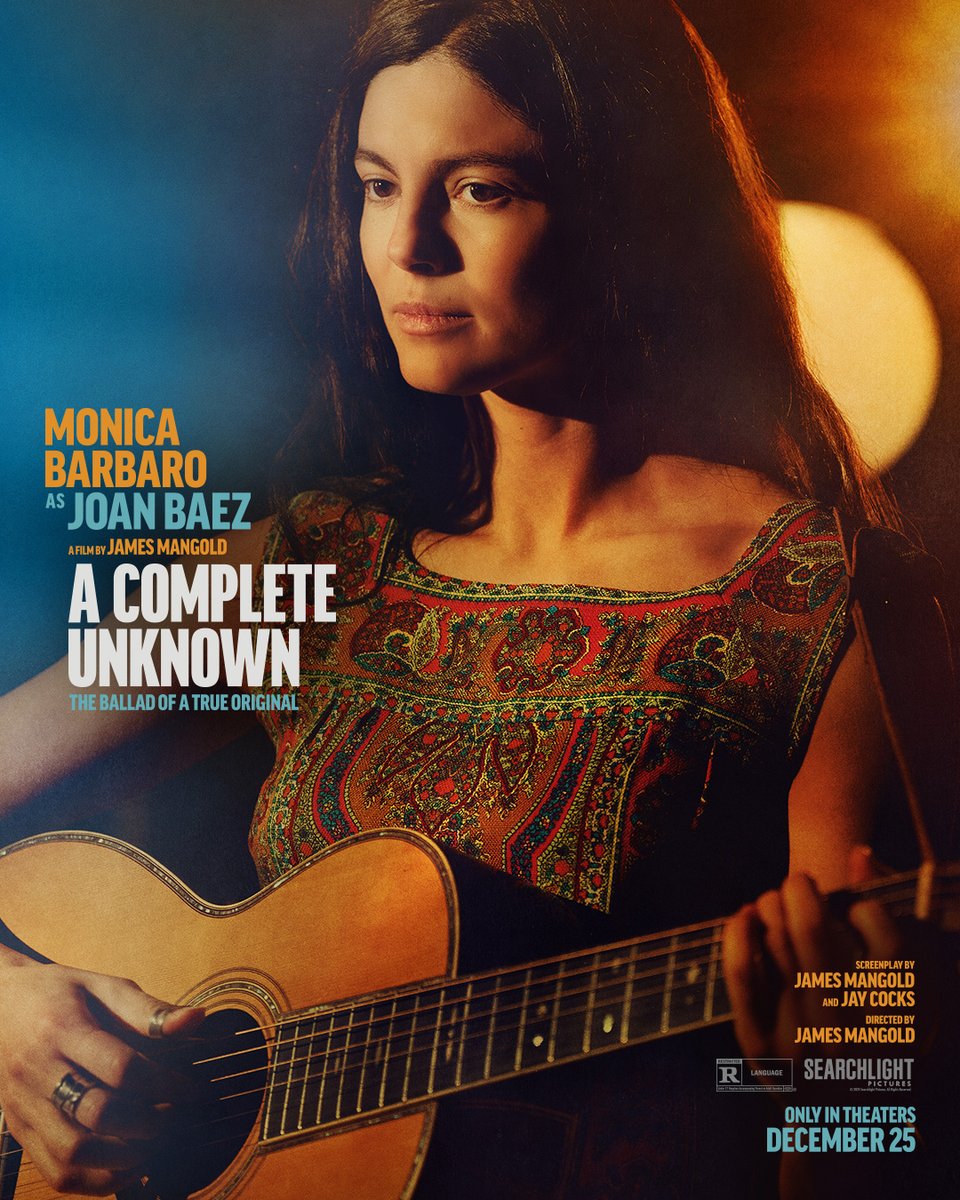 Η Monica Barbaro είναι η Joan Baez στη νέα ταινία του #JamesMangold, A COMPLETE UNKNOWN. Από 23 Ιανουαρίου στους κινηματογράφους.