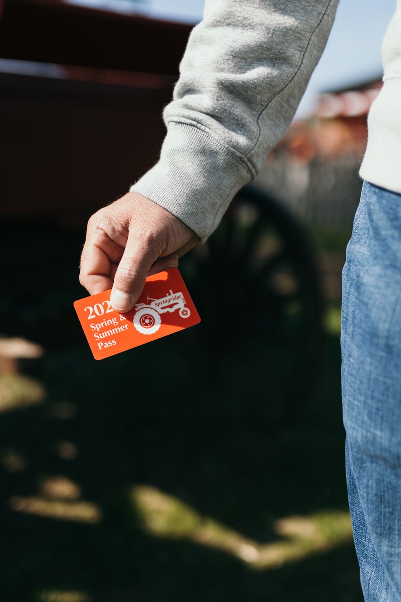 Next year’s passes at this year’s prices ✨

2024 Spring &amp; Summer Fun Farmyard Passes are available right now &amp; for a limited time you can pay this year’s price for next year’s pass!

Play, run, jump &amp; explore here in everybody’s favourite Fun Farmyard 🚜
springridgefarm.com/shop/