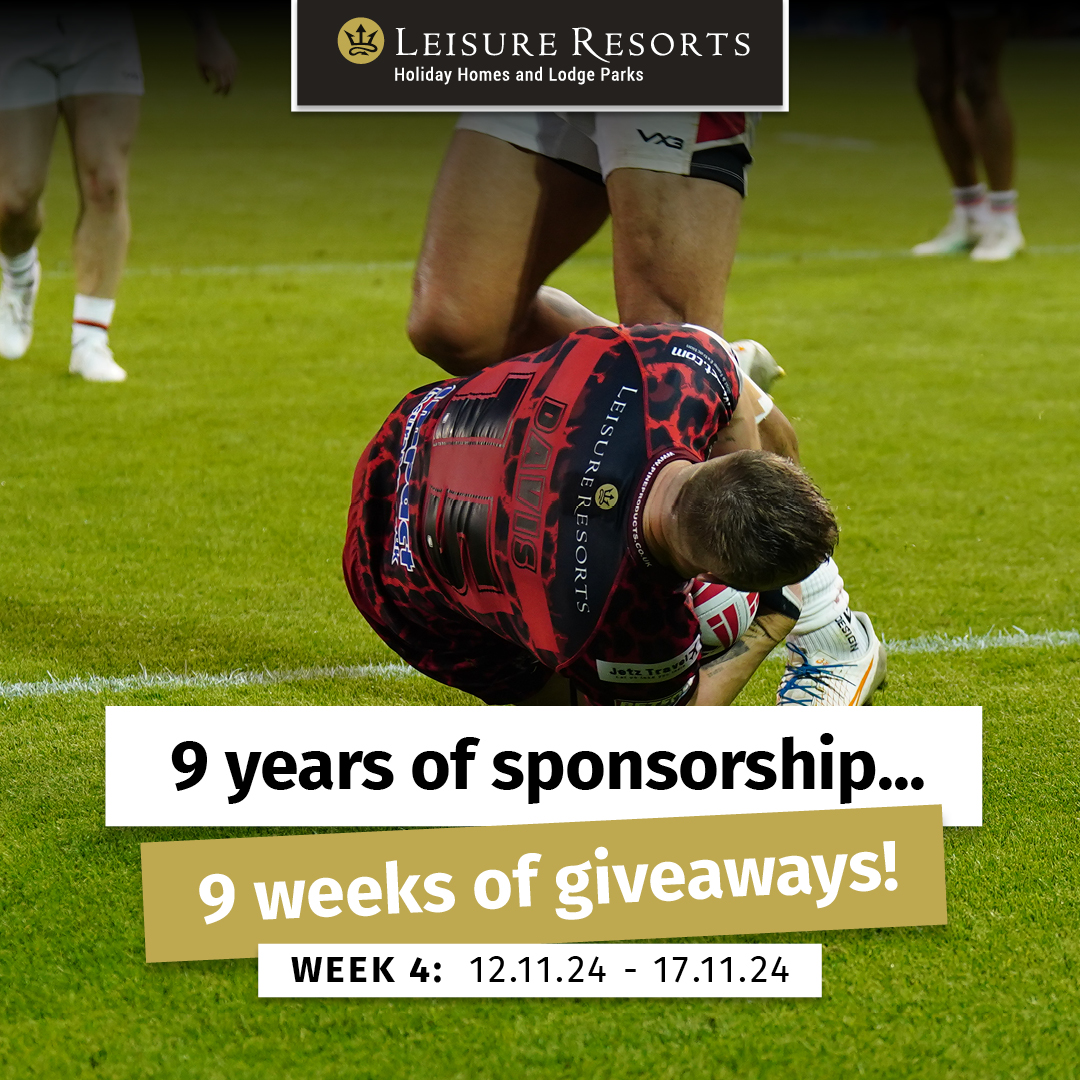 Week 4 of our 9-week hot tub break giveaway is LIVE!

To enter:

Follow @LeisureResorts
Share this post
Comment your fave RFL team &amp; dream LR park
Discover our parks: leisureresorts.co.uk

T&amp;Cs apply. #hottubholiday #rugbyleague