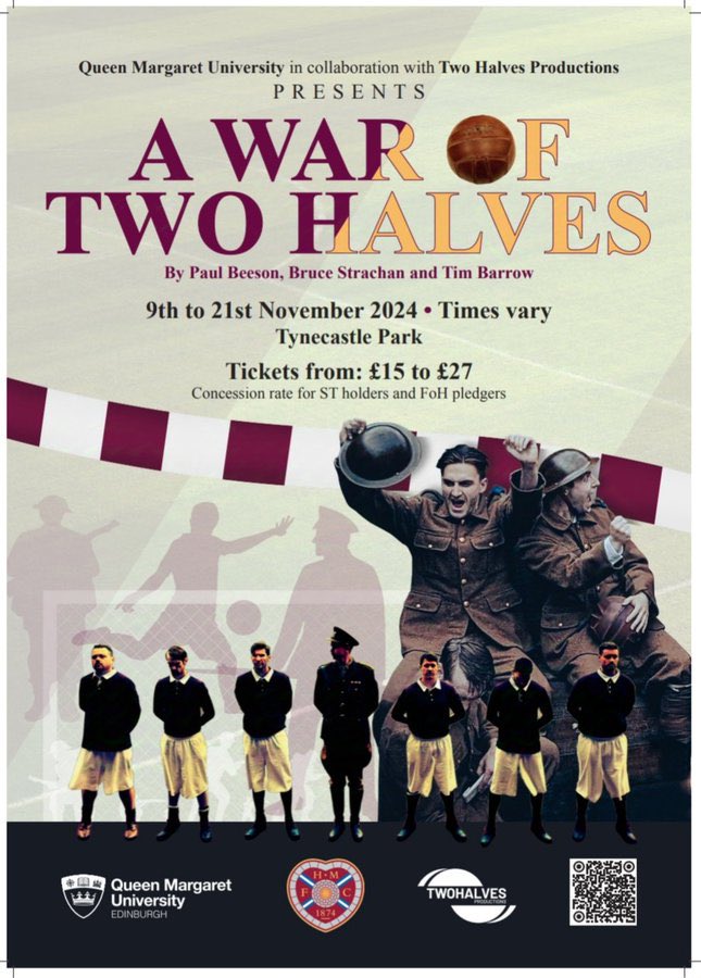 Scarves Around The Funnel (@aroundthefunnel) on Twitter photo Our own <a href="/DonaldsonESPN/">Mark Donaldson 🏴</a> & <a href="/lauriedunsire/">lauriedunsire</a> have taken up "acting" in the forthcoming production of A War of Two Halves. Playing the challenging role of...commentator.
But there are some REAL stars in the show, & we recommend it!
Book your tickets below 🎟️👇
universe.com/events/a-war-o… Our own <a href="/DonaldsonESPN/">Mark Donaldson 🏴</a> & <a href="/lauriedunsire/">lauriedunsire</a> have taken up "acting" in the forthcoming production of A War of Two Halves. Playing the challenging role of...commentator.
But there are some REAL stars in the show, & we recommend it!
Book your tickets below 🎟️👇
universe.com/events/a-war-o…