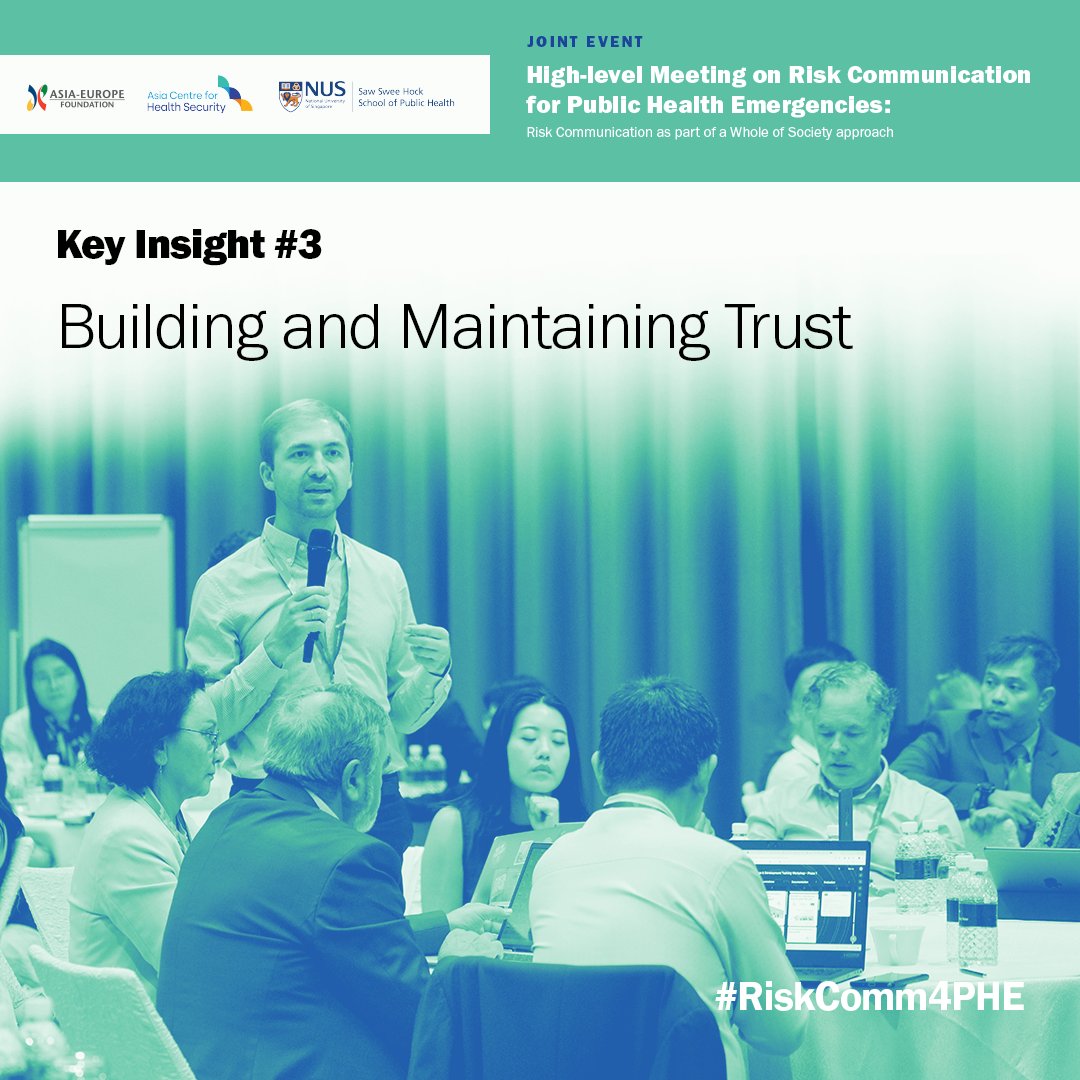 ASEF_PHN's tweet image. 🤝 #RiskComm4PHE Insight: Counter misinformation with transparency &amp;amp; community partnerships. Clear messaging and trusted voices make a stronger impact. #PublicHealth #RiskComm