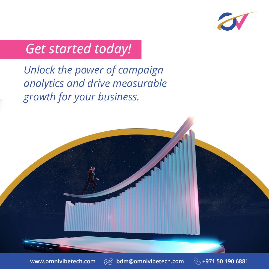 omnivibetech's tweet image. Level up your campaigns with our data-driven insights to conquer your goals seamlessly. 

#WhatsAppMarketing #MarketingCampaign #CampaignAnalysis #TrackingKeyMetrics #CampaignAnalytics #OmniVibeTechnologies