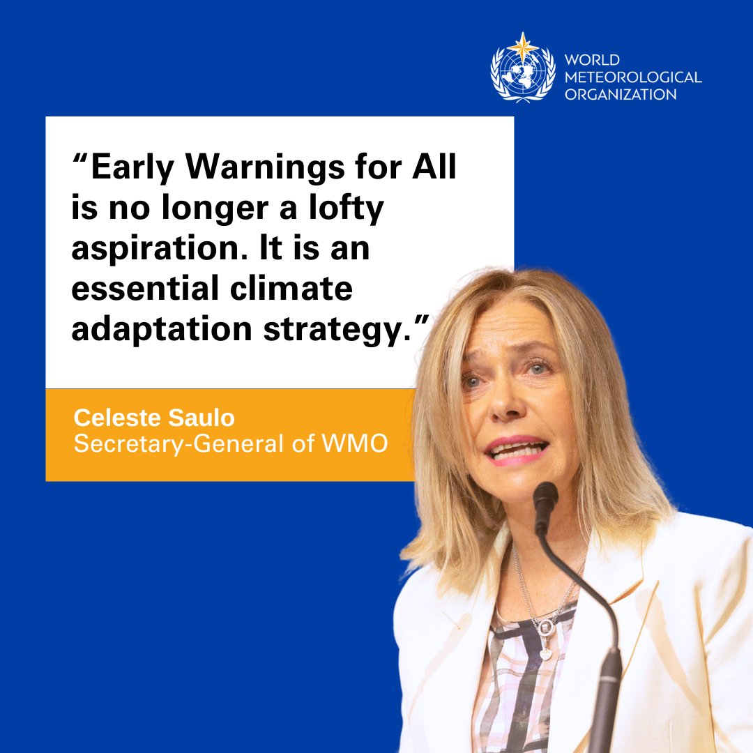 🌡️ At the outset of #COP29, WMO’s #StateOfClimate update revealed that 2024 is on track to be the hottest year on record.

⚠️ Unfortunately, we must brace ourselves for increasingly hazardous weather as a result of rising temperatures.

🔗 earlywarningsforall.org