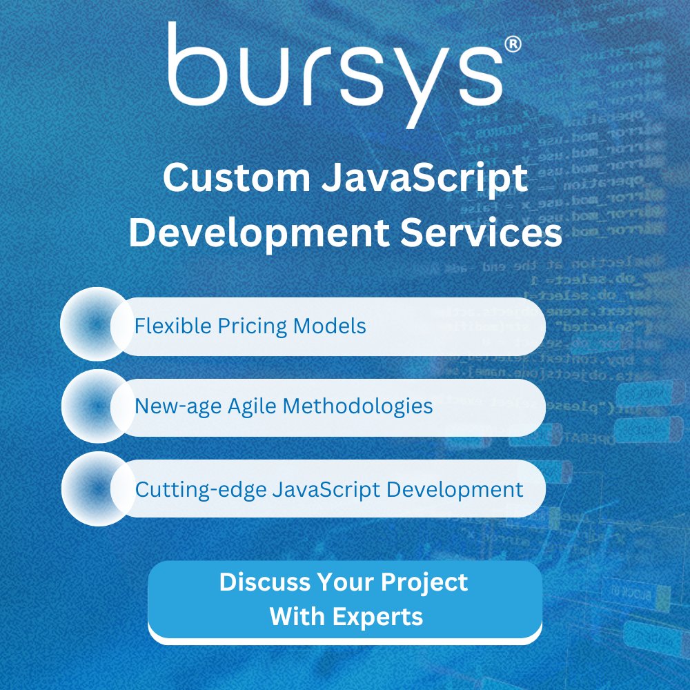 Bursys_'s tweet image. Ready to bring your complex web application to life?
Our custom JavaScript web development services are here to turn your ambitious project ideas into successful, long-term business solutions.
Contact us
bursys.com/contact/
#JavaScriptDevelopment #WebDevelopment #Agile