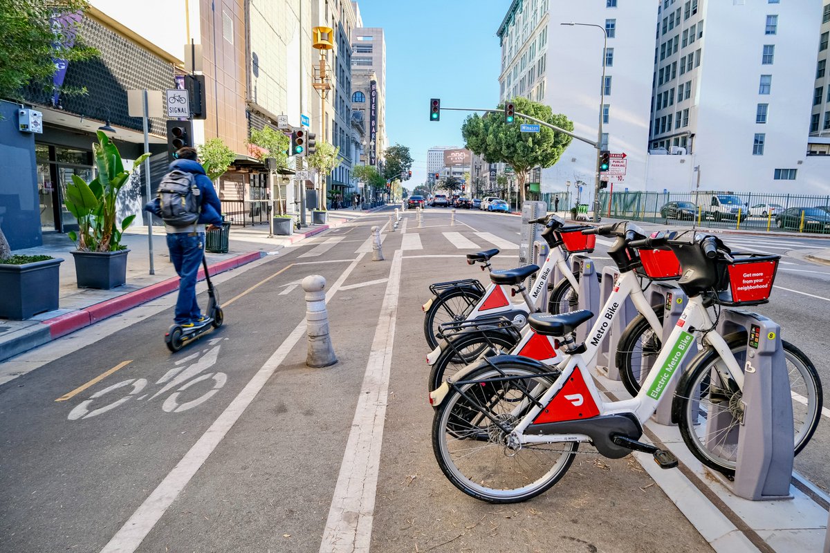 “Mobility should not be a privilege, but a fundamental right." In May 2023, LADOT initiated a Universal Basic Mobility (UBM) pilot—designed to ensure every Angeleno, regardless of their socioeconomic status, has access to safe, reliable, and convenient transportation options...🧵