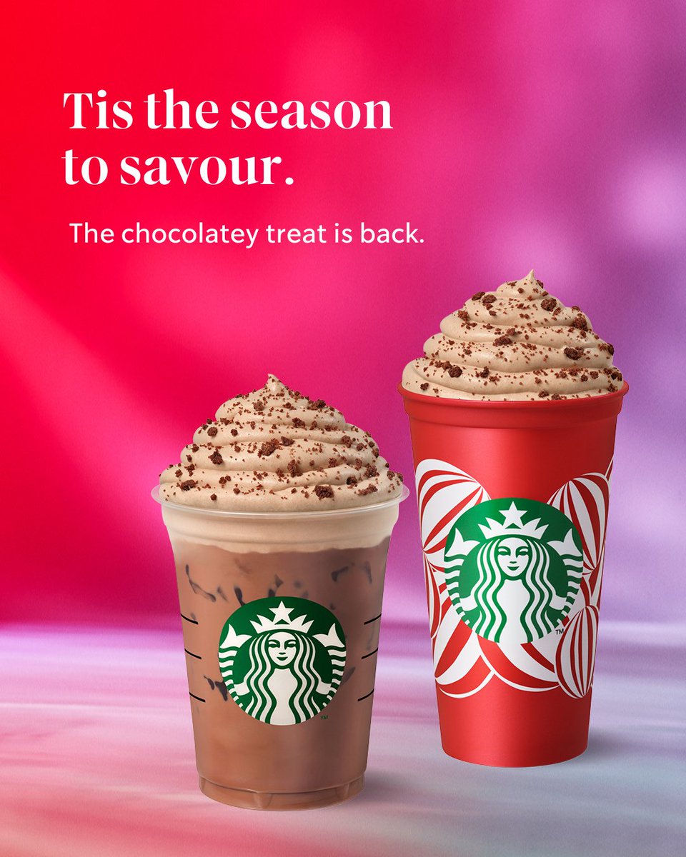 A smooth chocolatey classic for the ages  🍫
Experience the true taste of the holidays with our Fudge Brownie Hot Chocolate 😋