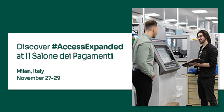 ncratleos's tweet image. We&apos;ll be attending Il Salone dei Pagamenti in Milan. Join us at booth #19 for a conversation on #branchtransformation. @Payvolution
#AccessExpanded
