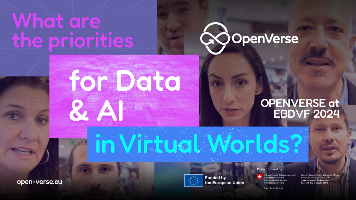 #Data and #AI are the fundamental pillars of #VirtualWorlds. But what are the priorities we should be focusing on? Please watch the <a href="/OpenVerse_EU/">OPENVERSE</a> video and let us know what you think!

youtube.com/watch?v=fPq9yO…

<a href="/Martel_Innovate/">Martel Innovate</a> 
🎦@GalileoDisperati @miguelalarcon
@julienadelberger