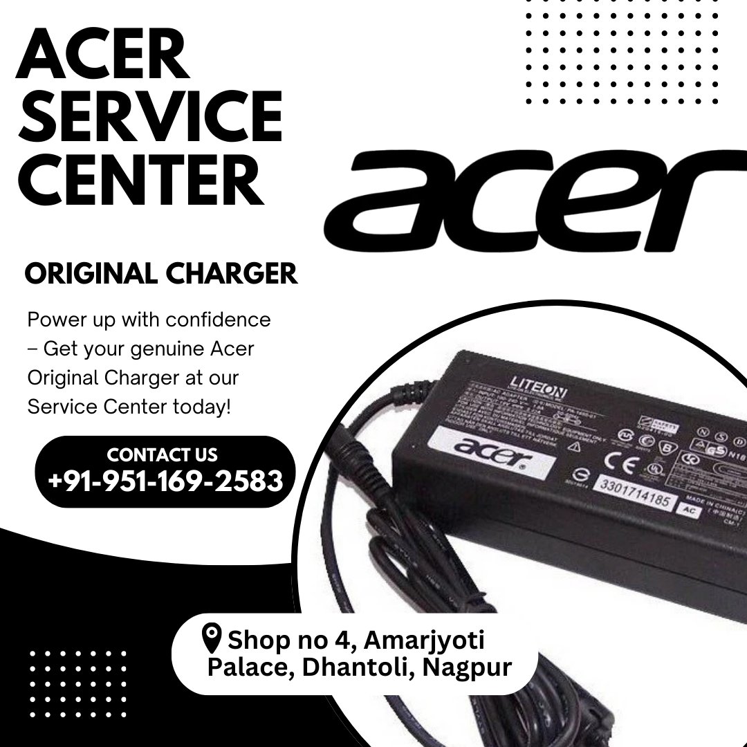acer46884's tweet photo. 🔌 Keep your Acer device powered with the best! Visit our Acer Service Center in Nagpur for the genuine Acer Original Charger, designed for optimal performance and safety. Don’t settle for less—trust the experts! ⚡ #AcerOriginalCharger #AcerServiceCenter #NagpurTech https://t.co/sEIiJh3Rz5
