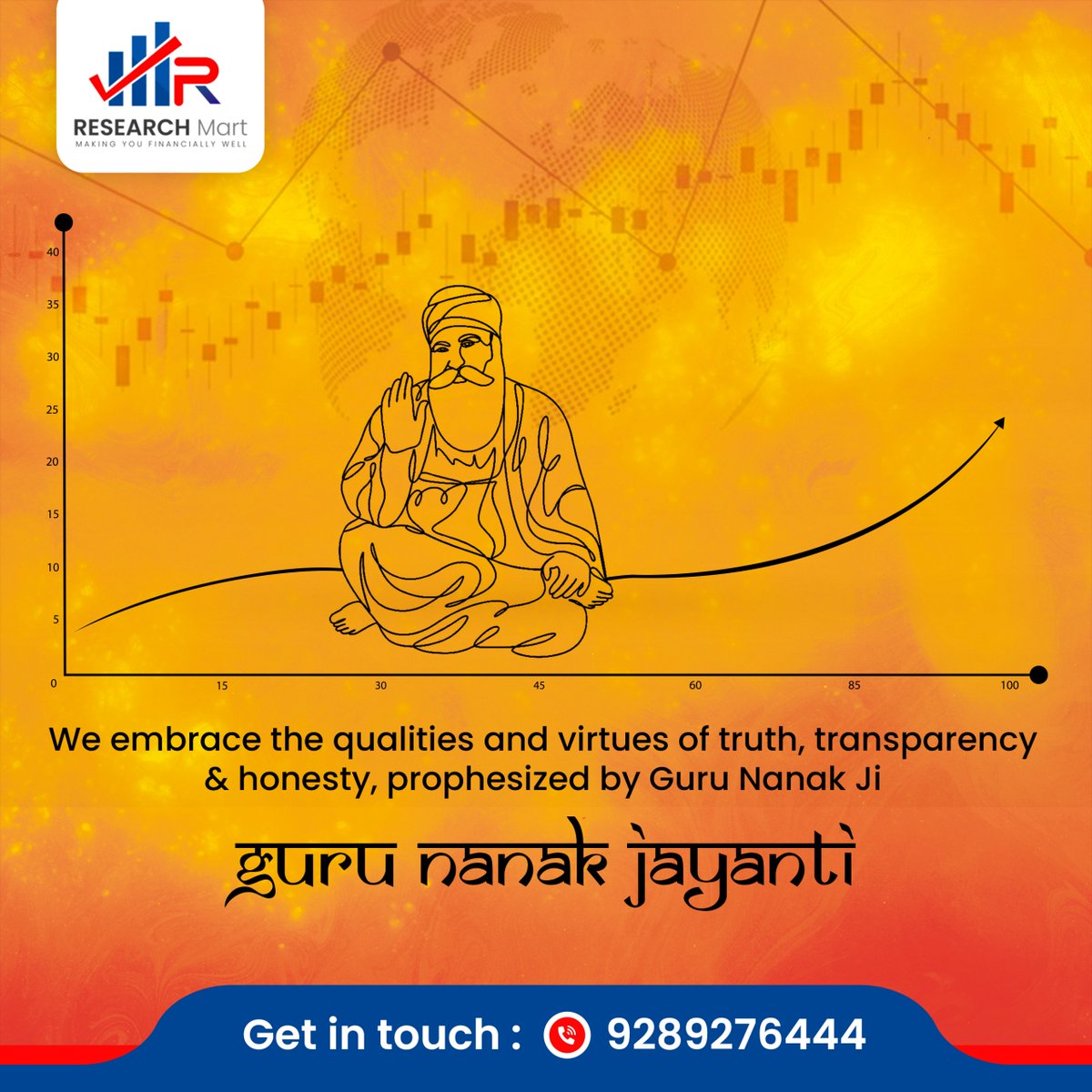 research_mart's tweet photo. Research Mart embraces the timeless virtues of truth, transparency, and honesty, as inspired by Guru Nanak Ji. May we continue to walk the path of integrity and wisdom, bringing light and knowledge to every step of our journey. 

#GuruNanakJayanti #ResearchMart #PathOfTruth https://t.co/e7S9Kn3Lyt