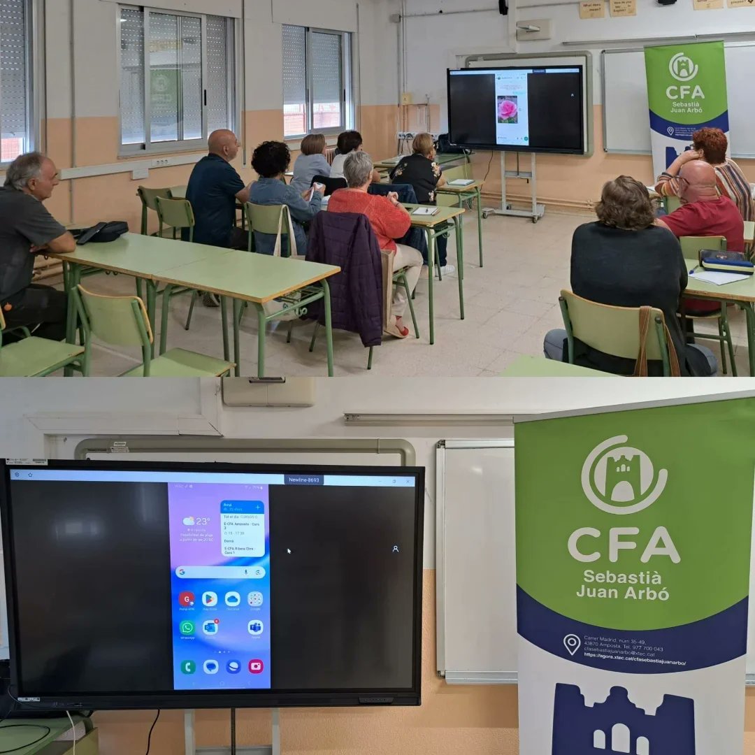 CFAsjuanarbo's tweet photo. Seguim amb una altra edició del Curs 3: Ens endinsem en el món digital.
Estigues atent a altres cursos i nivells.

Informa't al nostre centre .

#capacitaciódigital #einesdigitals💻 #eduacioalllargdelavida #ambitdigital #CFASebastiàJuanArbó #curs20242025 #escolaadultsamposta https://t.co/fp0ZapZQ4P