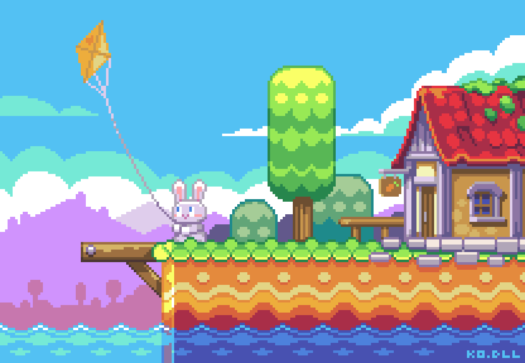 "Lospec500" Palette Test.
#pixelart #pixelartist #ドット絵